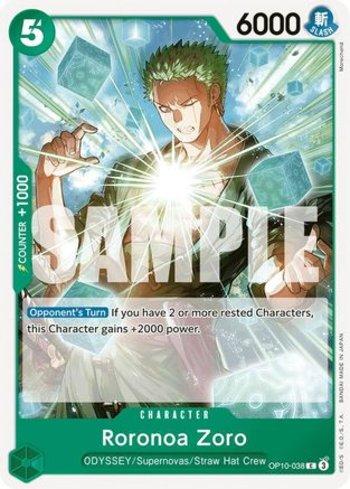 Roronoa Zoro (038) (#OP10-038) | MUITO COLECIONÁVEIS - Cards e