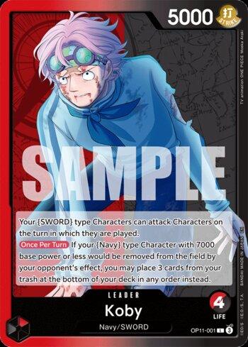 Koby (001) (OP11-001) | Busca de Cartas | LigaOnePiece