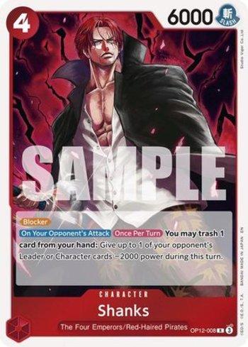 Shanks (008) (OP12-008) | Busca de Cartas | LigaOnePiece