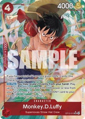 Monkey.D.Luffy (Alternate Art) (OP12-015-AA) | Busca de Cartas