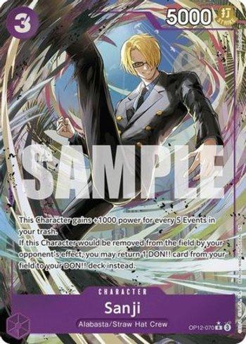 Sanji (070) (Alternate Art) (OP12-070-AA) | Busca de Cartas