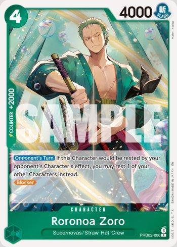 Roronoa Zoro (006) (PRB02-006) | Busca de Cartas | LigaOnePiece