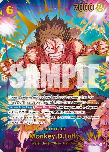 ONE PIECE カード MONKEY D. LUFFY #061 Monkey.D.Luffy (061) (SP) (EB02-061-SP) | Busca de Cartas