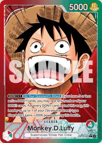 Monkey.D.Luffy (Alternate Art) (OP13-001-AA) | Busca de Cartas
