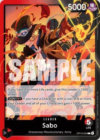 Sabo (OP13-004) | Busca de Cartas | LigaOnePiece