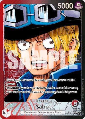 Sabo (Alternate Art) (OP13-004-AA) | Busca de Cartas | LigaOnePiece