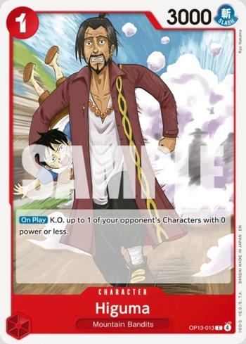 Higuma (OP13-013) | Busca de Cartas | LigaOnePiece