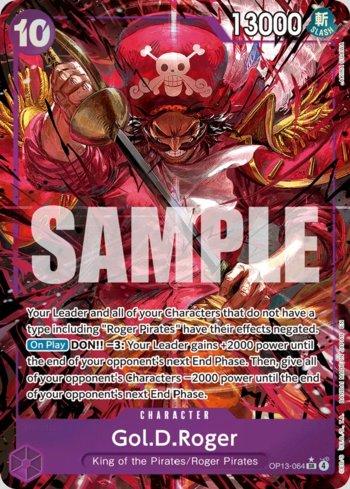 Gol.D.Roger (Alternate Art) (OP13-064-AA) | Busca de Cartas