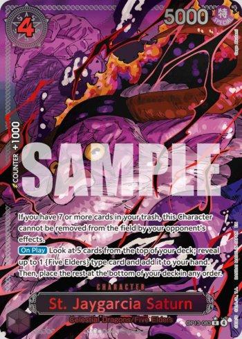 St. Jaygarcia Saturn (Parallel) (OP13-083-PA) | Busca de Cartas