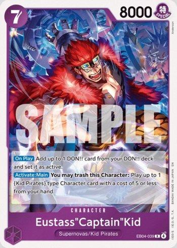 EUSTASS 'CAPTAIN' KID トレーディングカード Busca: Eustass