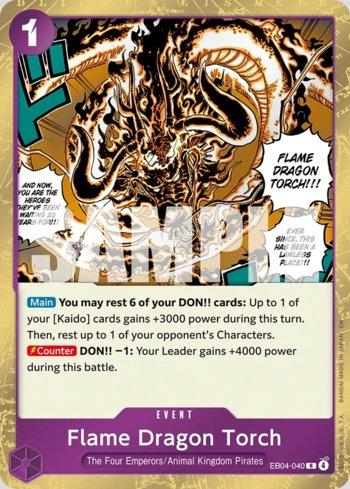 Flame Dragon Torch (#EB04-040) - Bazar de Bagdá: O maior estoque