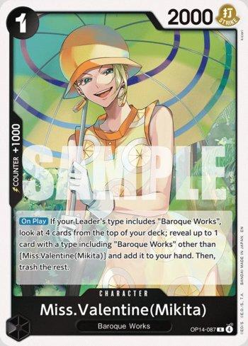 Miss.Valentine(Mikita) (OP14-087) | Busca de Cartas | LigaOnePiece