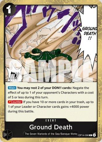Ground Death (OP14-096) | Busca de Cartas | LigaOnePiece