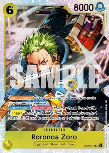 【C15310】「ワンピース」キャラクターソロシングル～Eyes of ZORO Roronoa Zoro (#ST29-014) - Epic Game - A loja de card game mais