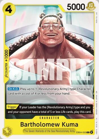 kuma　おまとめ Bartholomew Kuma (055) (EB04-055) | Busca de Cartas | LigaOnePiece