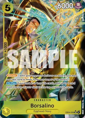 Borsalino (Alternate Art) (EB04-058-AA) | Busca de Cartas