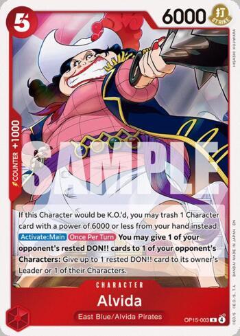 Alvida (OP15-003) | Busca de Cartas | LigaOnePiece