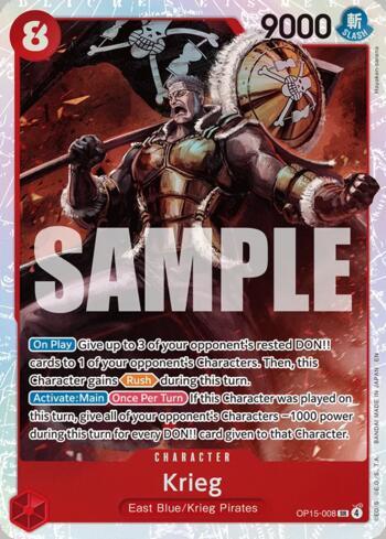 Krieg (008) (OP15-008) | Busca de Cartas | LigaOnePiece
