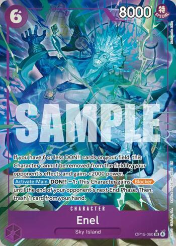Enel (060)(Alternate Art) (OP15-060-AA) | Busca de Cartas