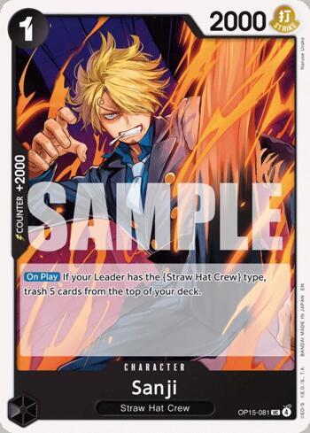 Sanji (081) (OP15-081) | Busca de Cartas | LigaOnePiece