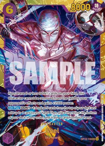 Enel (118) (OP15-118) | Busca de Cartas | LigaOnePiece
