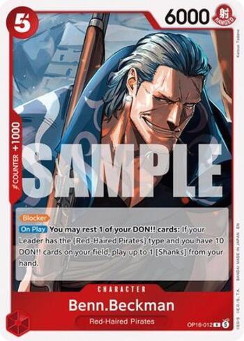 Benn.Beckman (#OP16-012) - Bem-vindo a Gladiators TCG