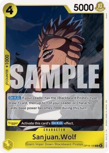 Sanjuan.Wolf (#OP16-106) | Turno Zero TCG