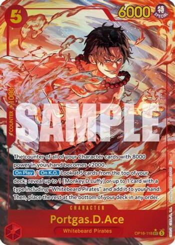 Portgas.D.Ace (118) (Alternate Art) (#OP16-118-AA) | VAULT