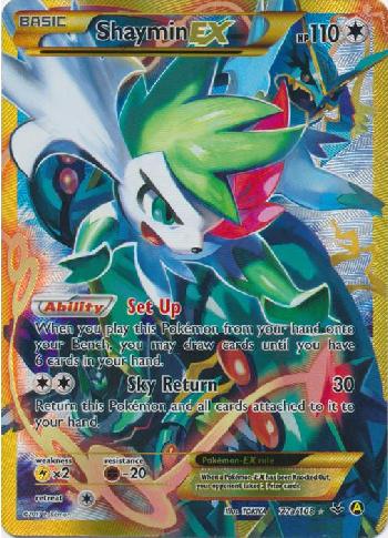 Shaymin-EX (77a/108), Busca de Cards