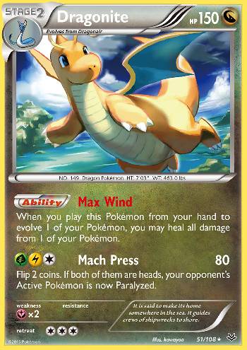 carta Pokemon energia dragão dupla (97/108) céus estrondosos