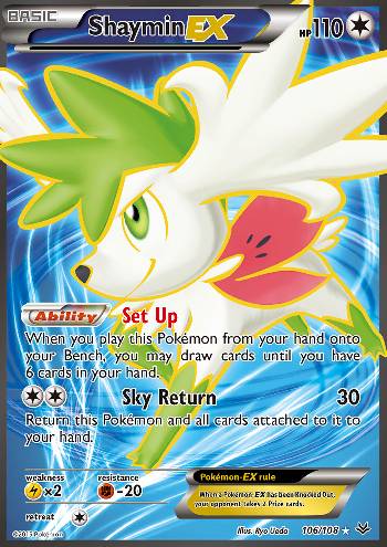 Tcg review #1 (shaymin ex)  Pokémon Amino Em Português Amino