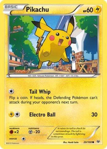 Pikachu (20/108) | Busca de Cartas | LigaPokemon