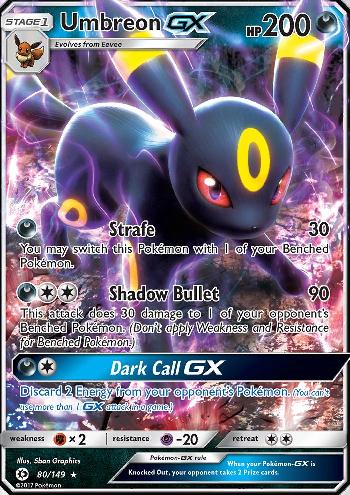 Umbreon-GX (80/149), Busca de Cards