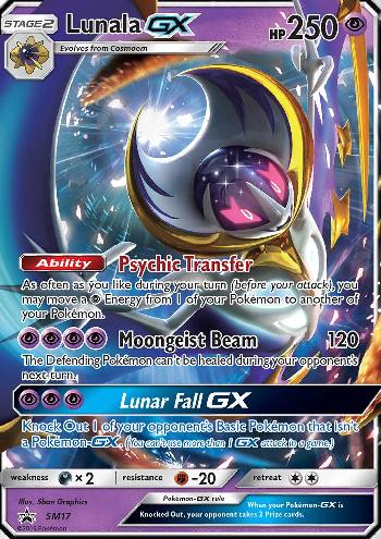 carta pokemon-age) lunala gx hp 250 evolve om c - Comprar Cartas  Colecionáveis antigas no todocoleccion