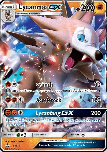 Carta Avulsa Pokemon Lycanroc Holografico Sol E Lua Normal