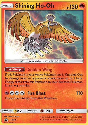 Ho-Oh Luminescente, Pokémon