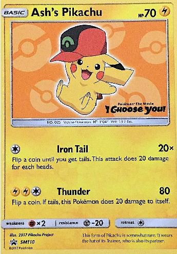 Ashs Pikachu (#SM110/250)