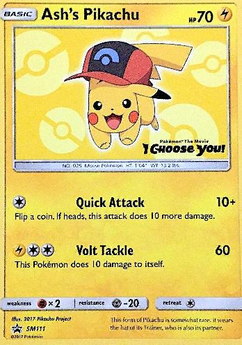 Ash's Pikachu (SM108/∞), Busca de Cards