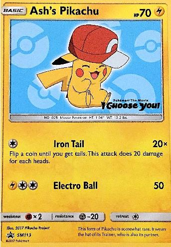 Ashs Pikachu (#SM113/250)