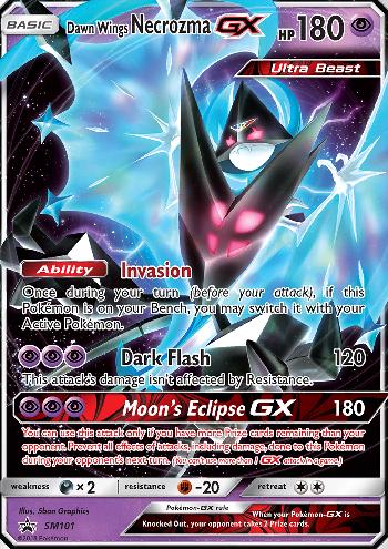 Carta Pokémon Lendário Necrozma GX Sombras Ardentes