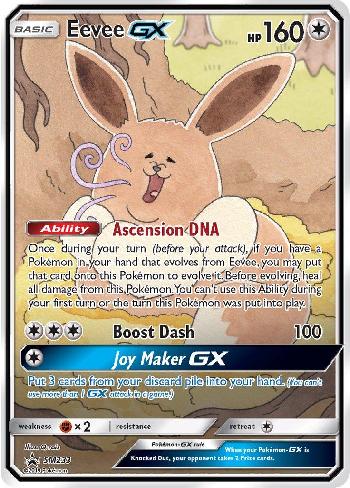 9 Cartas Pokemon Originais Eevee Incluindo Gx + Brindes