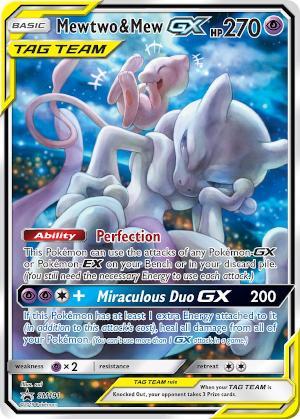 Carta Pokémon Lendário Mewtwo E Mew Gx Sintonia Mental