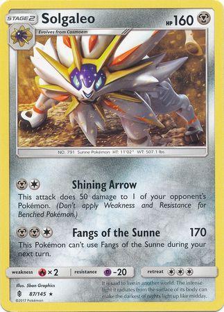 Lata Pokémon Solgaleo, Deck Box