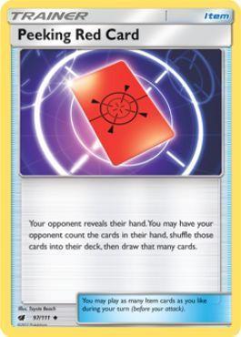 Cartão Vermelho Espião / Peeking Red Card (#97/111)