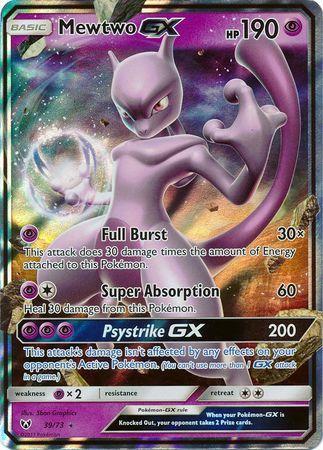 Carta Pokemon Mewtwo GX Português Original Copag 72/73 ou 31/68