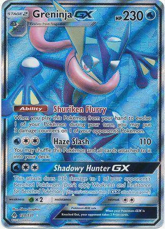 Carta Pokémon Greninja Gx Com Lote De 100 Cartas Originais em