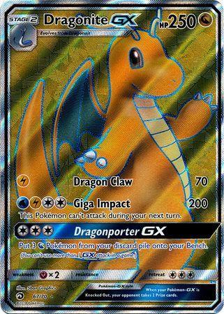 Carta Pokémon Dragonite Gx Dragões Soberanos