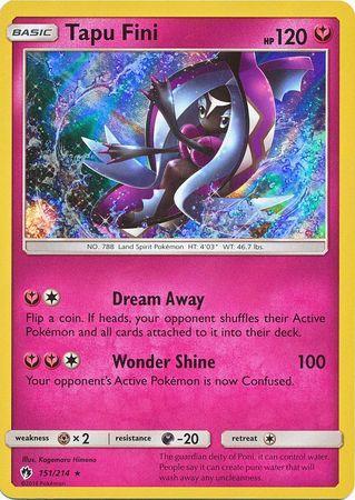 Tapu Fini (151/214), Busca de Cards