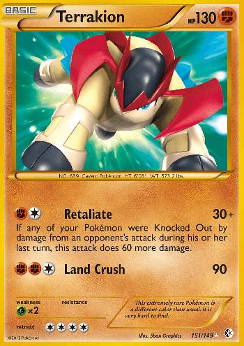 Terrakion (151/149), Busca de Cards