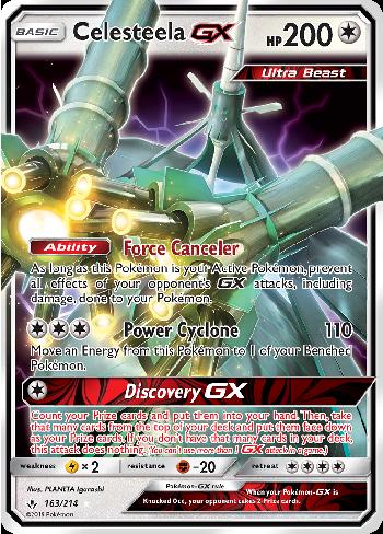 Carta Pokemon Celesteela Promo Ultra Criatura + Brindes